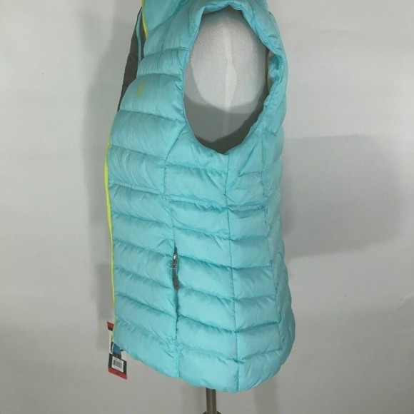 SPYDER Prymo Puffer Vest SZ S, M Teal Blue - Picture 4 of 5